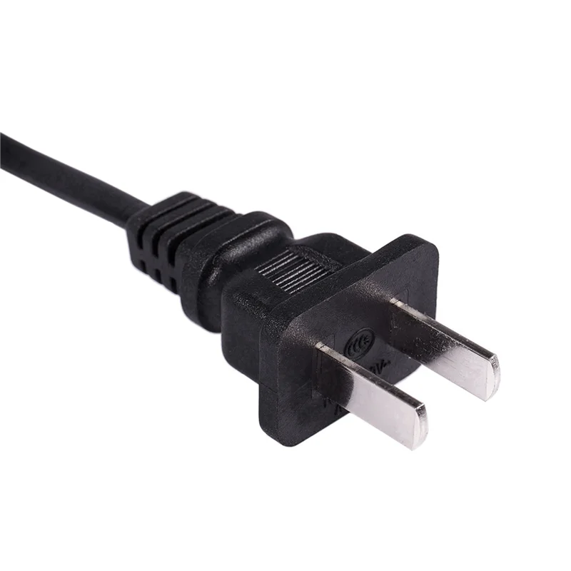 10X Spina USA Cavo di alimentazione da 1,8 M Interruttore pulsante on/off AC110V 3A AC250V 6A Nero-VVNB