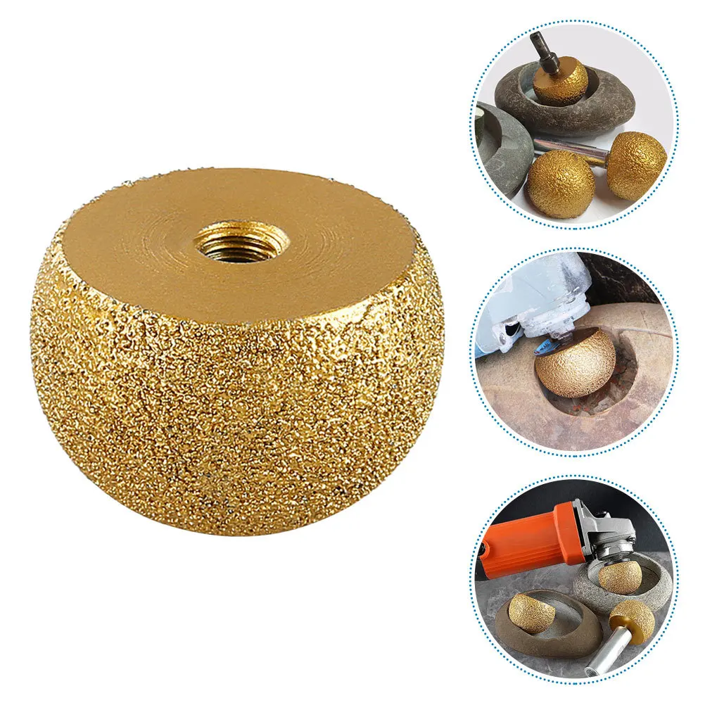 

Flower Pot Grinding Head Sphere Rotary Burr Durable Tool DIY Carving Planter Buffing Wheel Grinding Head Angle Attachments