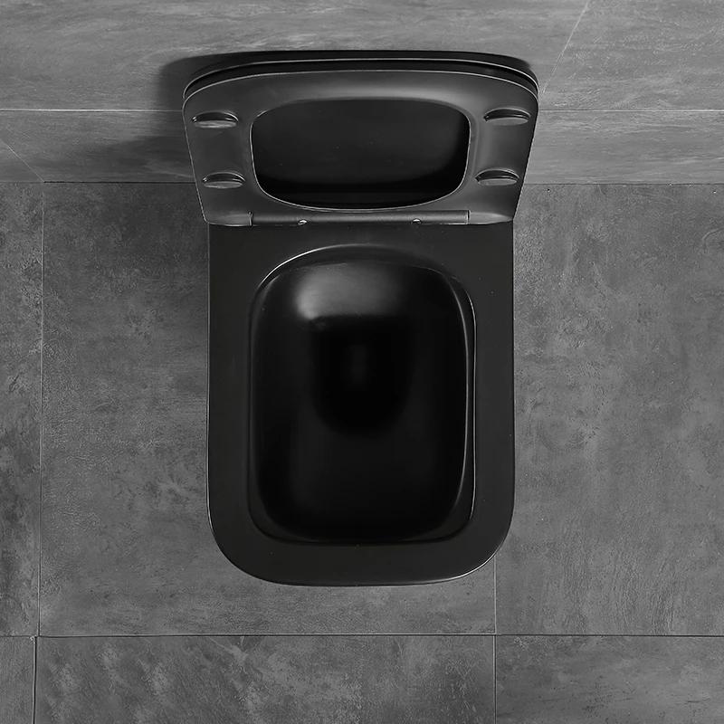 الحمام WC الأدوات الصحية أوروبا تصميم جديد قطعتين السيراميك P على شكل فخ جدار معلقة المرحاض مع الحائط فيت