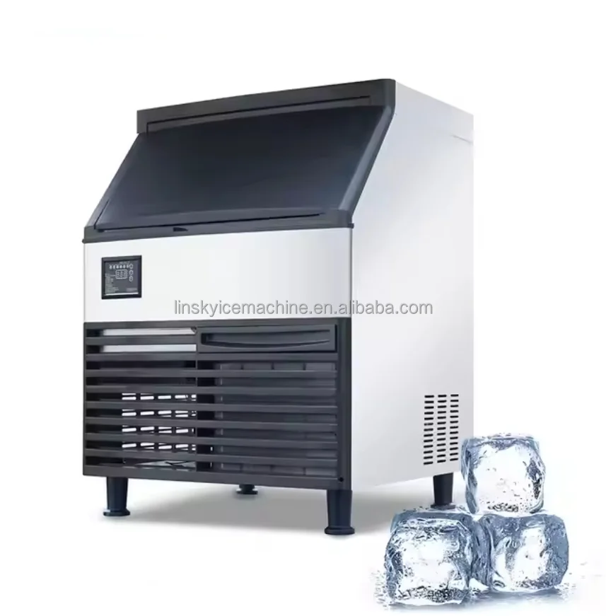 

60kg Ice Maker Ice Cube Making Machine Commercial