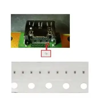 For S-ony PlayStation 5 PS5 Console HDMI Port Cap Ceramic Capacitor 100NF SMD SMT 0201