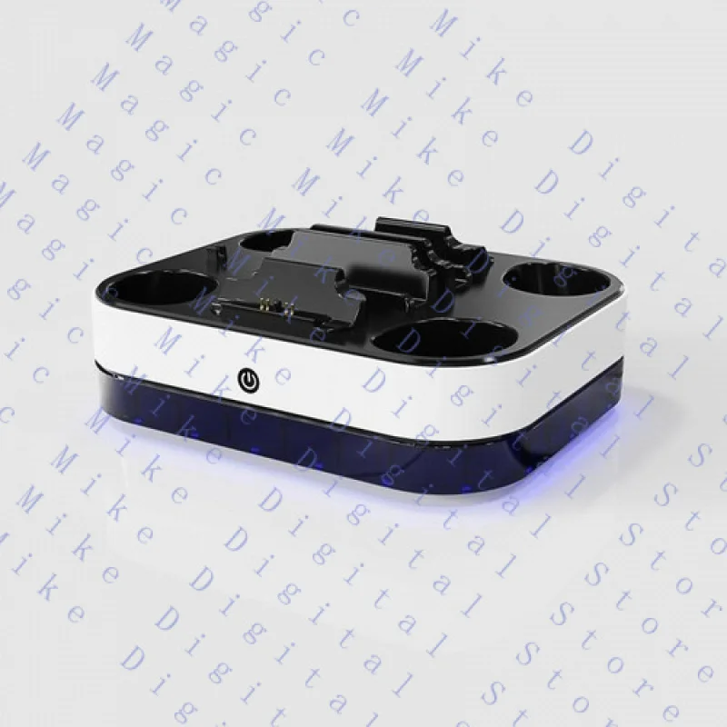 UU  For PS5 Portal Game Console Base Charging Base with Dazzling Color RGB Lights