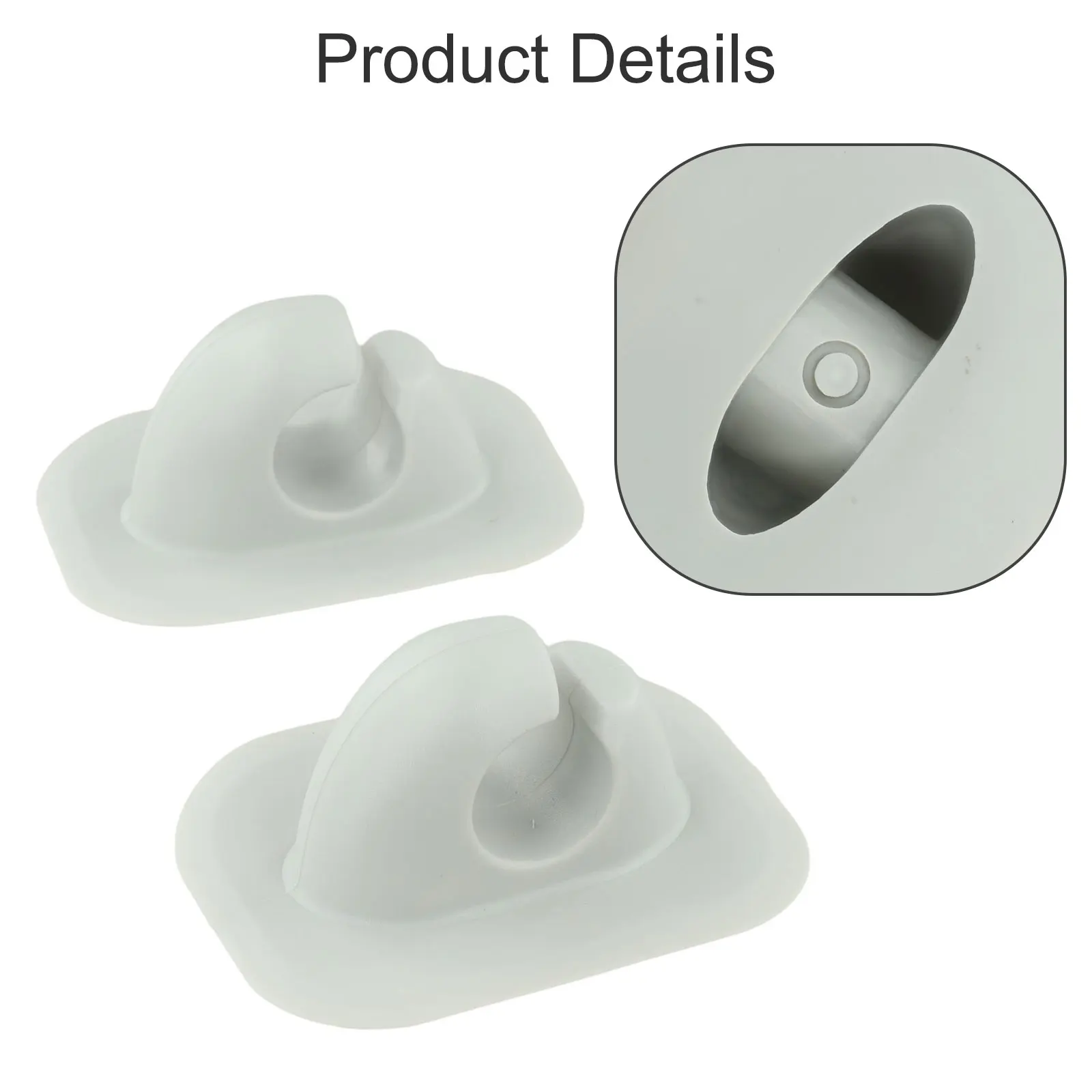 Inflatable Boat Paddle Clips 2pcs Set Oar Keeper Holders for Kayaks Simple Installation with Glue Prevents Loss of Paddles