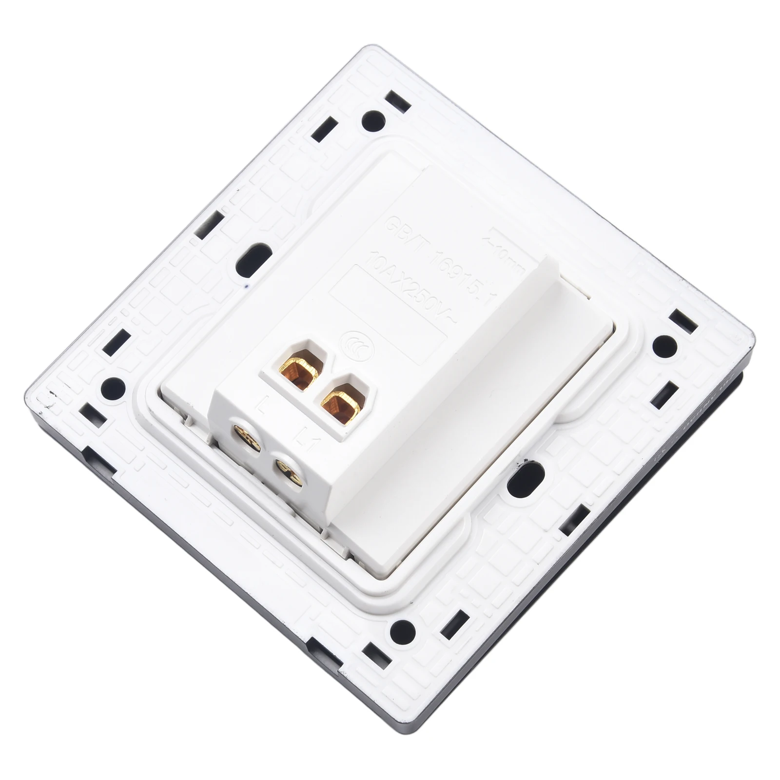 

Выключатель света для кухни, ванной и спальни, черный, из нержавеющей стали, 3-клавишный, настенный, со светодиодной подсветкой