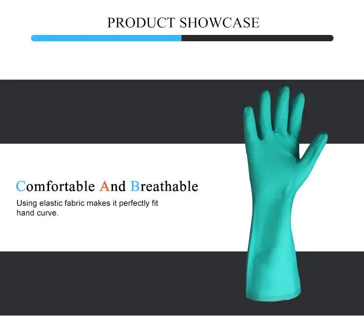 Reusable Kitchen Dish Dishwashing Latex Rubber Gloves Luvas Guantes for Household Cleaning