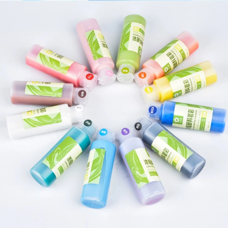 100ml Rock Color Ceramic Color Painting Pigment for Bottom Cover Special Ceramic Concentrated Pigment School Pottery Bar