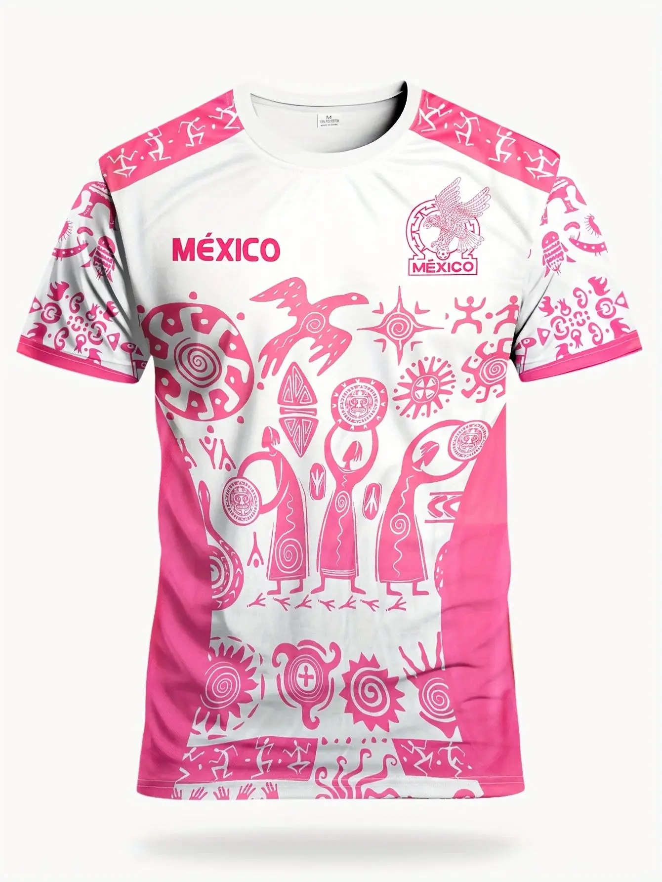 سويت شيرت مكسيكي للرجال ذو طابع محلي فريد من نوعه للتدريب الرياضي والمسابقات ومشاهد الترفيه اليومي