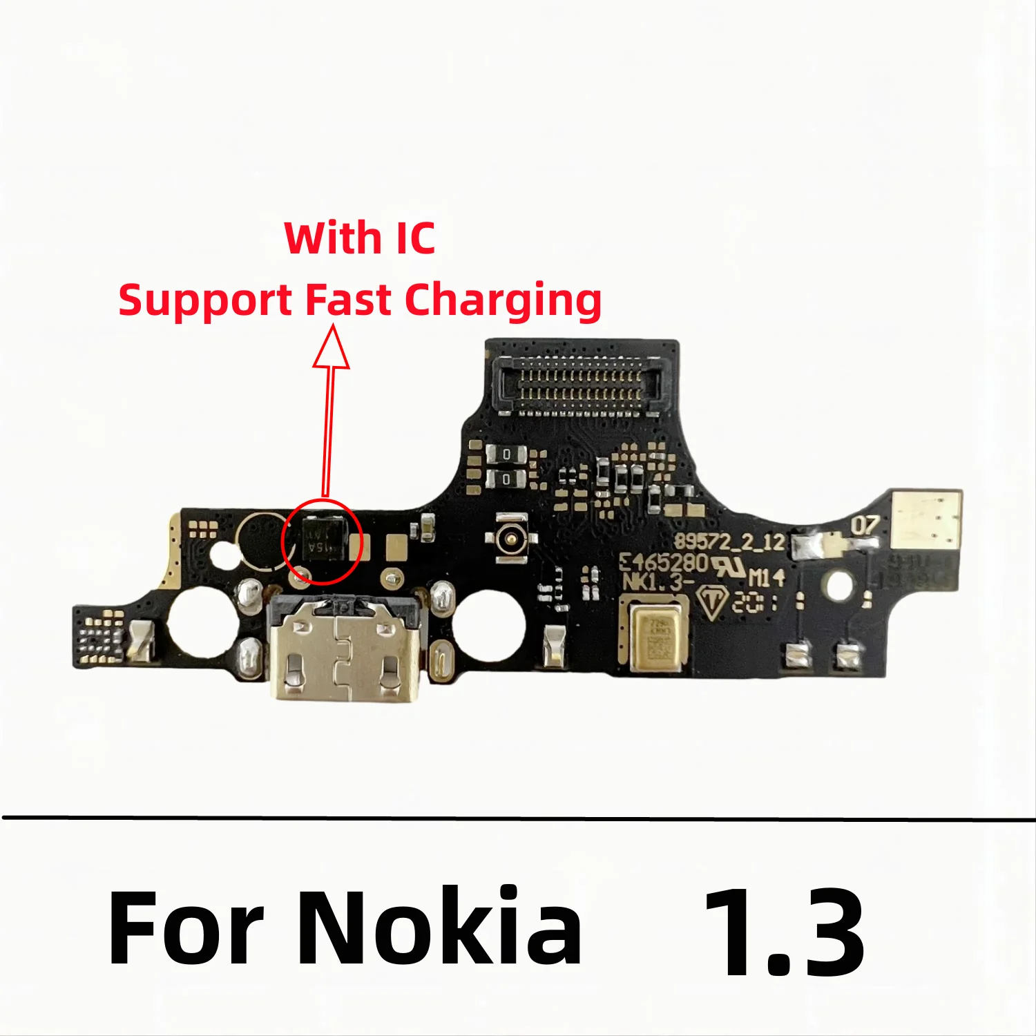 Złącze dokowania USB do ładowania portu USB Flex Cable dla Nokia 1 Plus 1.3 1.4 2 2.1 2.2 2.3 2.4