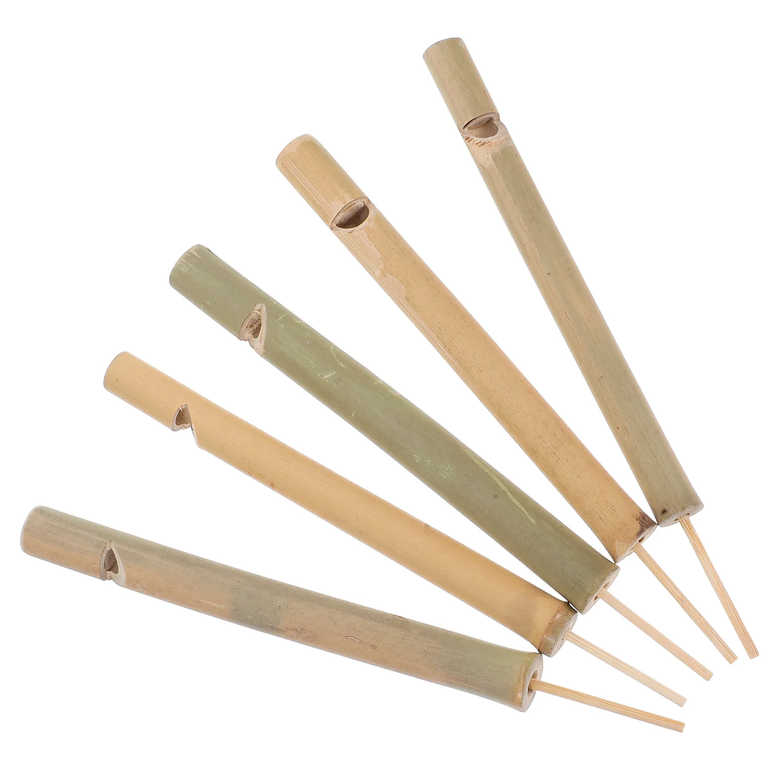 

5 Pcs Bird Flute Whistle Teens Slide Musical Instrument Toy Bamboo Call Playthings Tongue
