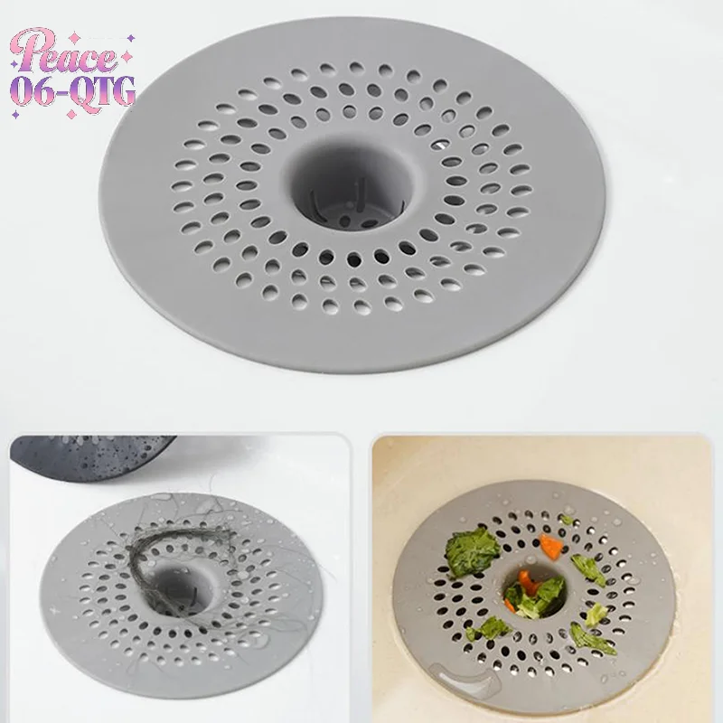 

Новый силиконовый сливной фильтр для волос с сливными отверстиями, идеально подходящий для использования в ванной или кухне, сливной фильтр для душа, ловушка для волос