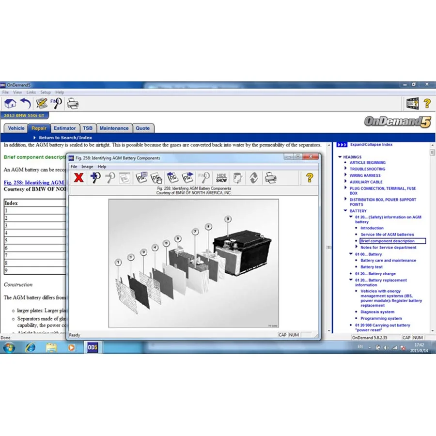 1TB HDD Alldata 10.53 + 2015 Michel Ondemand 1Q + Vivid Workshopdata + ATRIS + ATSG Car Wiring Diagram 5 In 1