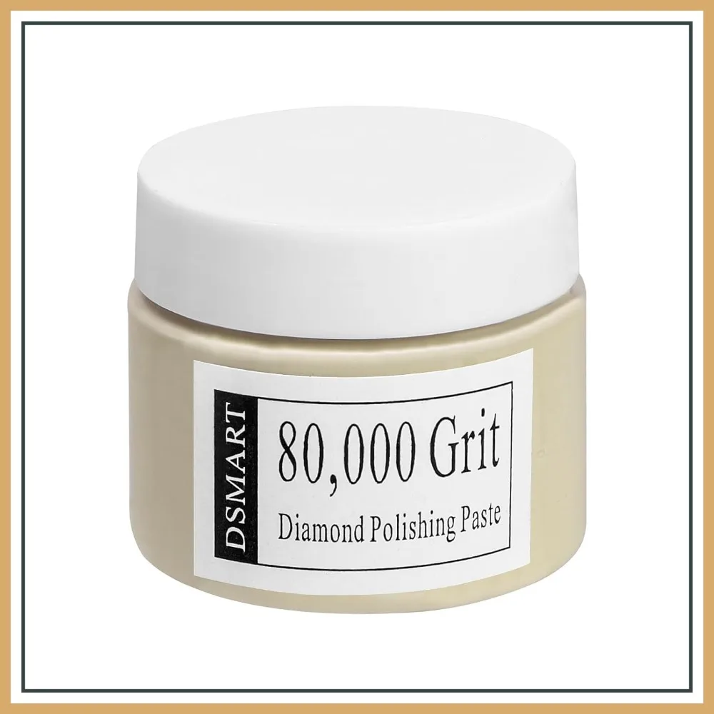 

80,000 Grit Diamond Polishing Compound, 25% Diamond Powder, 0.1 Microns, 50g for Metal, Glass, Marble, Jewelry