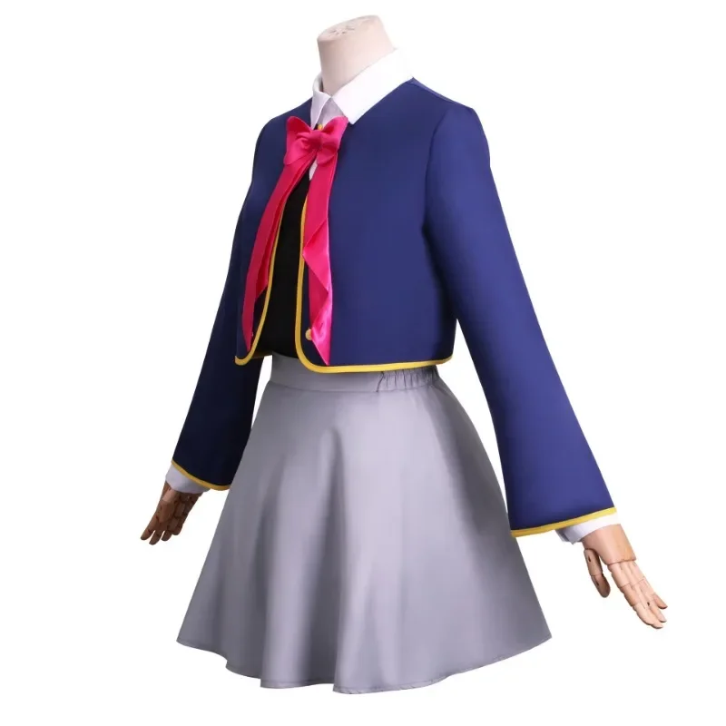 Anime Oshi No Ko Hoshino Rubi Cosplay Costume JK Uniform Wig Set Performance Song Costume Halloween Costume Women view 2