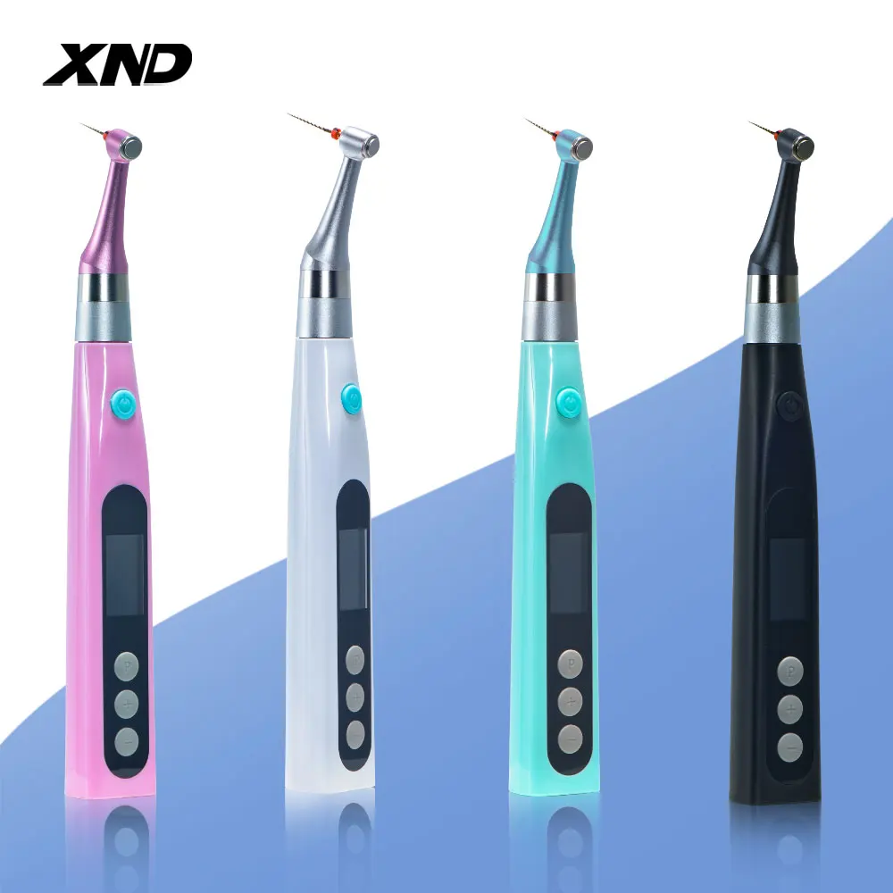 

XND Dental Endo Motor 16:1 Reduction Contra Angle Endodontic Treatment Root Canal Therapy Colorful Wireless Dental Equipment