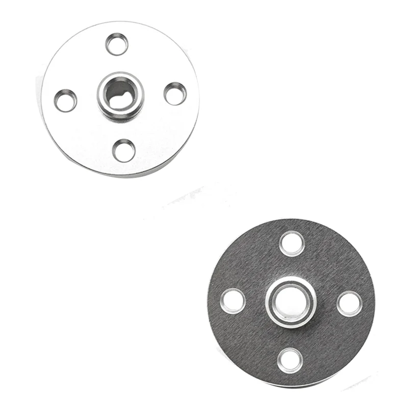 2PCS 7575T6 Aluminum Alloy Large Tooth Base Large Tooth Disk Silver Toothed Disc Tooth Disk For TAMIYA Xv01