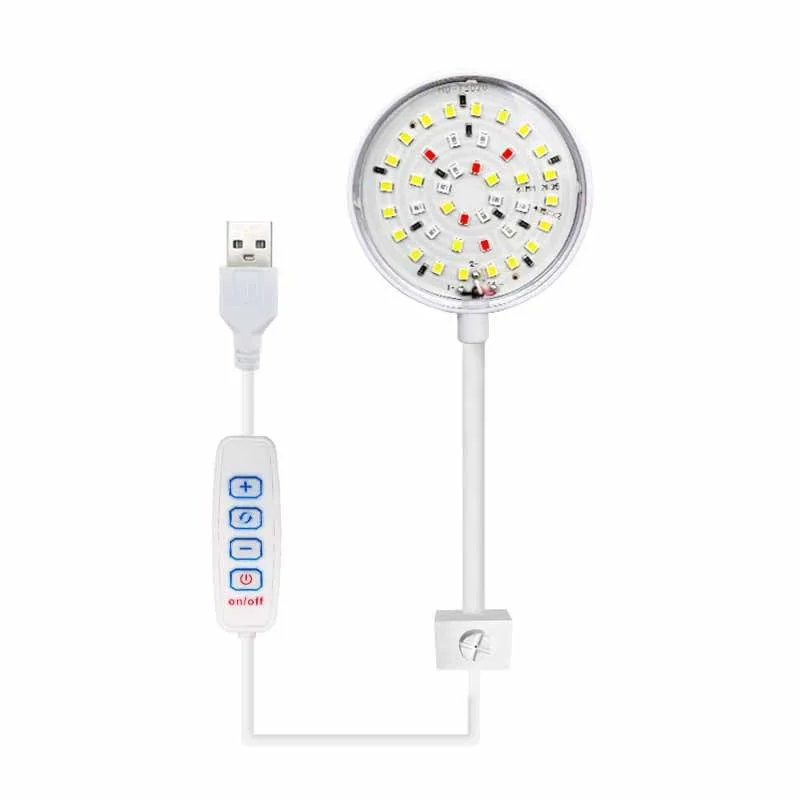 

Wholesale Fish Tank Lamp Mini Led Usb Plug Lighting Water Plant Led Clip Light Transparent Lamp Clip on Aquarium Led Light