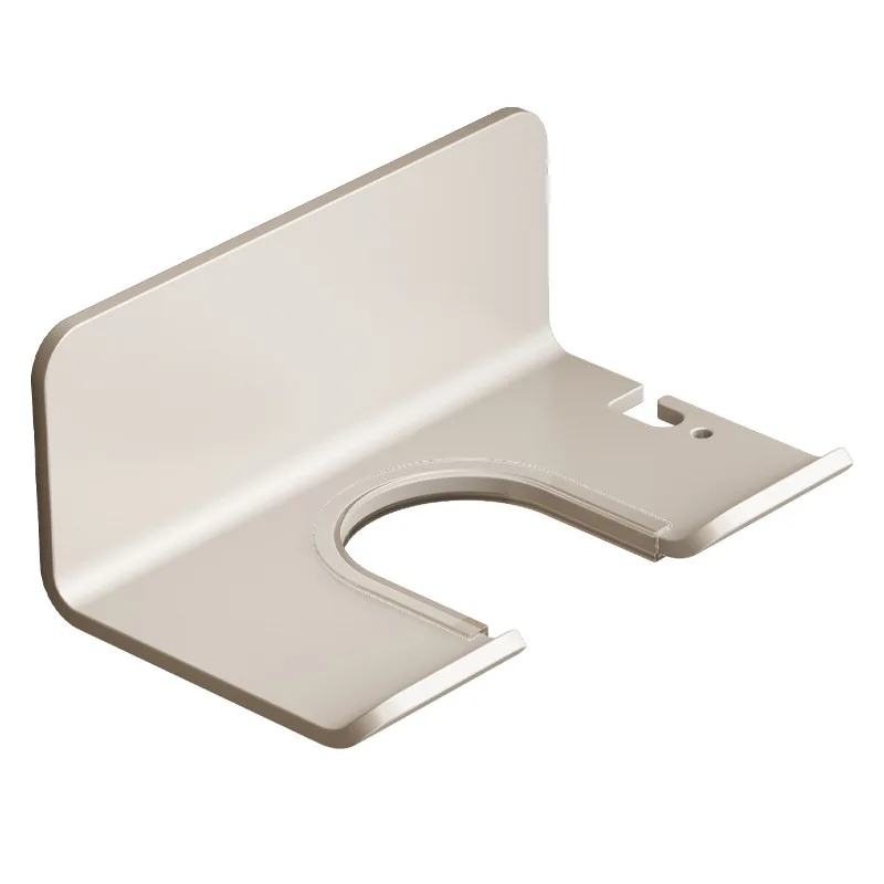 Rak Pengering Rambut Kamar Mandi, Penyangga Catok Rambut, Rak Tanpa Paku untuk Dinding, Rak Penyimpanan Kamar Mandi, Rak Dinding untuk Rumah