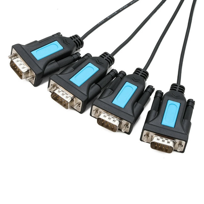 

Хорошо изготовленный адаптер USB-RS232 от 1 до 4, антизащитный экран, никелированный, луженый, Plug and Play для Windows, Mac, Linux