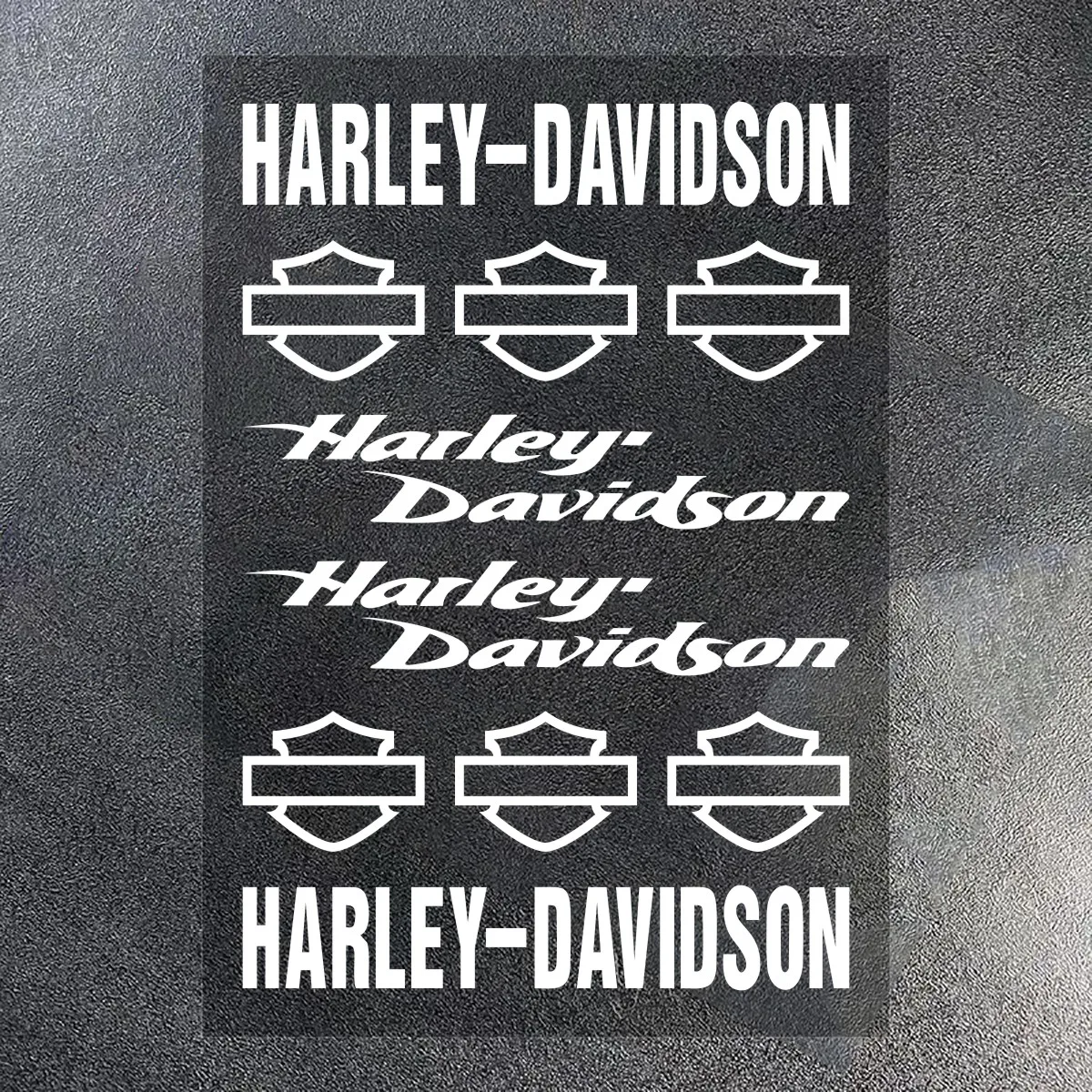 

Vinyl Harley Davidson Sticker Logo Motorcycle Helmet Decal Kit