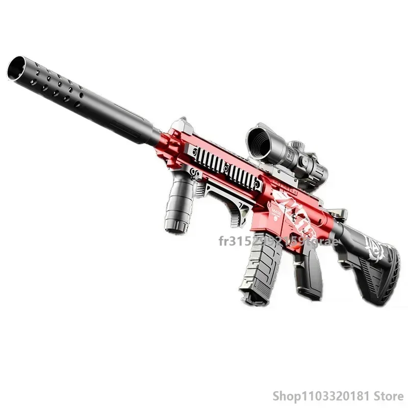 NEW M416 Soft Bullet Gun Toy Gun Can Be Fired Manually Loaded Assault Rifle Submachine Gun Model Christmas Birthday Gift 2025