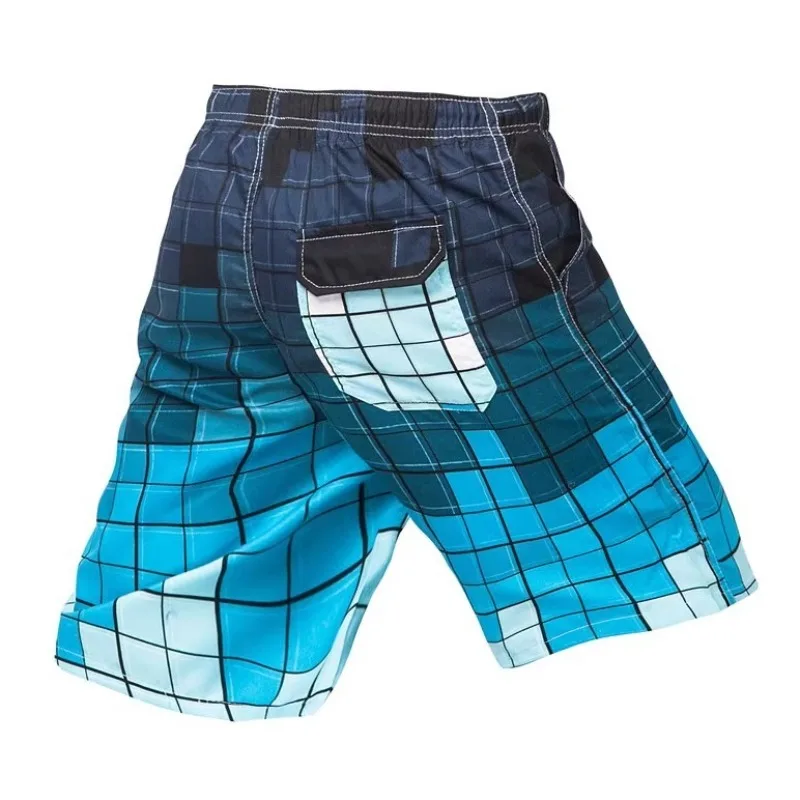 

2025 модные мужские брюки, спортивные быстросохнущие брюки, цветные пляжные брюки, модные шорты 1412-DK100-P15