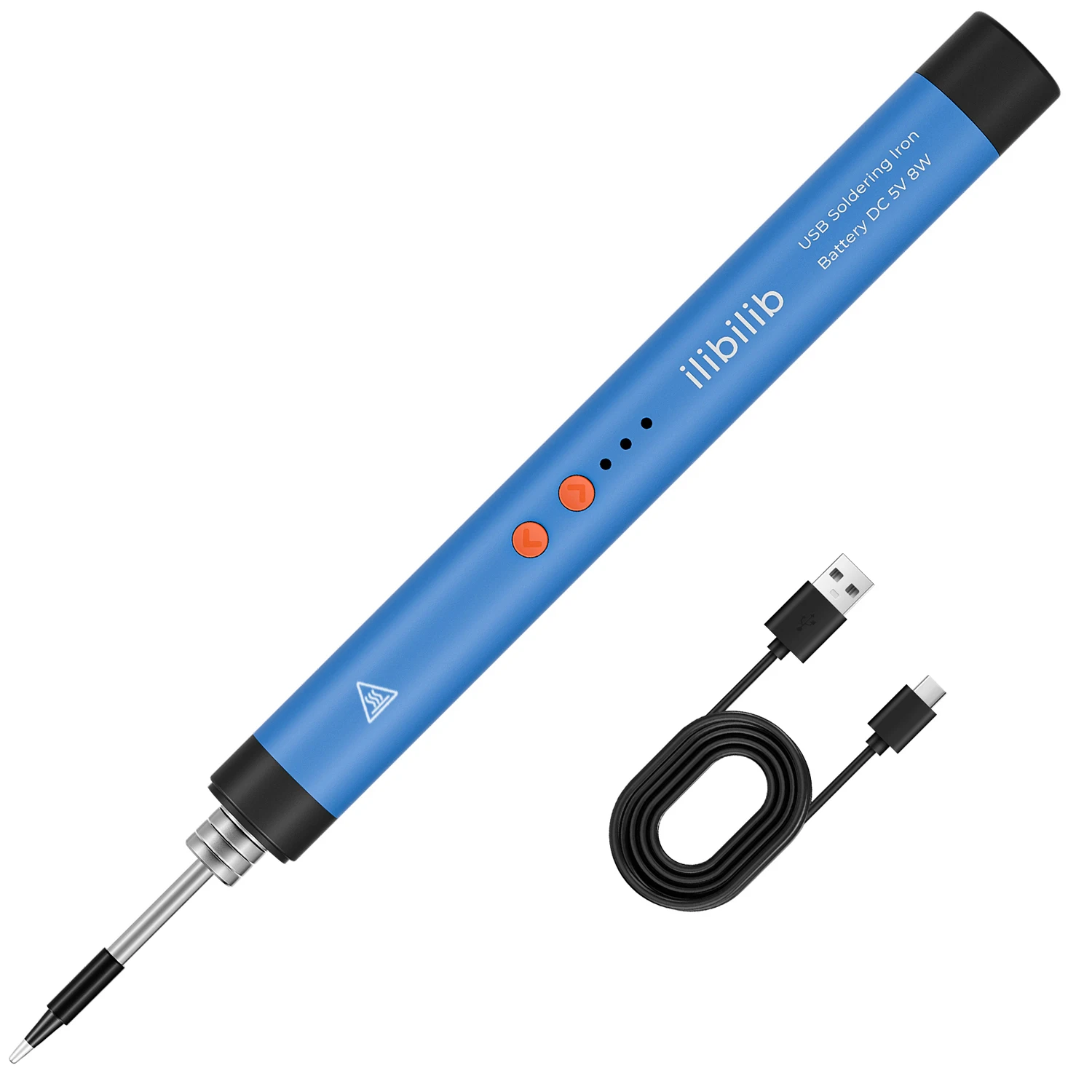 ILIBILIB HX8 8W 5V USB Soldering Iron Kit 300-420°C Built-in Battery Wireless Work Sleep Mode Fast Heating