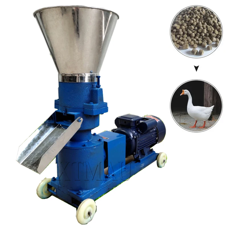 

4mm 6mm 8mm household Pellet Press Animal Feed Wood Pellet Mill Biomass Pellet Machine