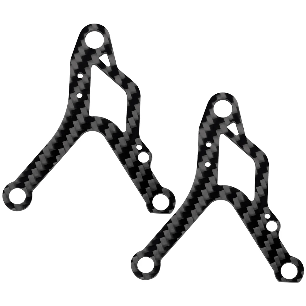 Soporte de batería de fibra de carbono AXSPEED, placa de cubierta superior, brazo oscilante inferior, columna de carcasa de carrocería de coche para coche de deriva Sakura Cero Ultra 1/10 RC