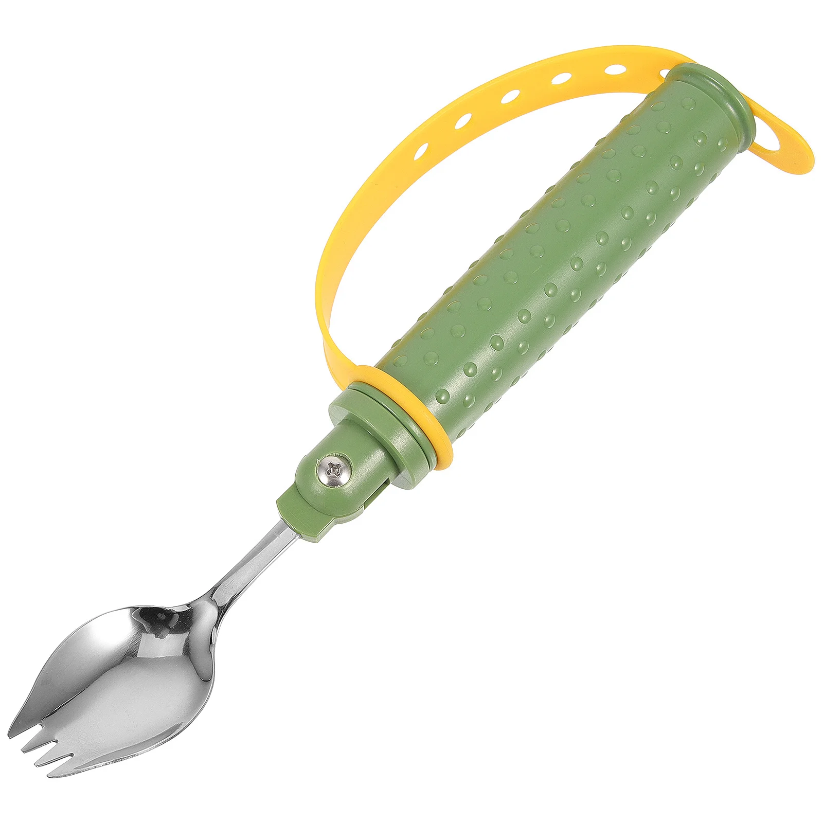 

Adaptive Spoon Anti-Shake Disabled Spoon Portable Lightweight Wear-Resistant Stainless Steel Elderly Tableware Daily Use