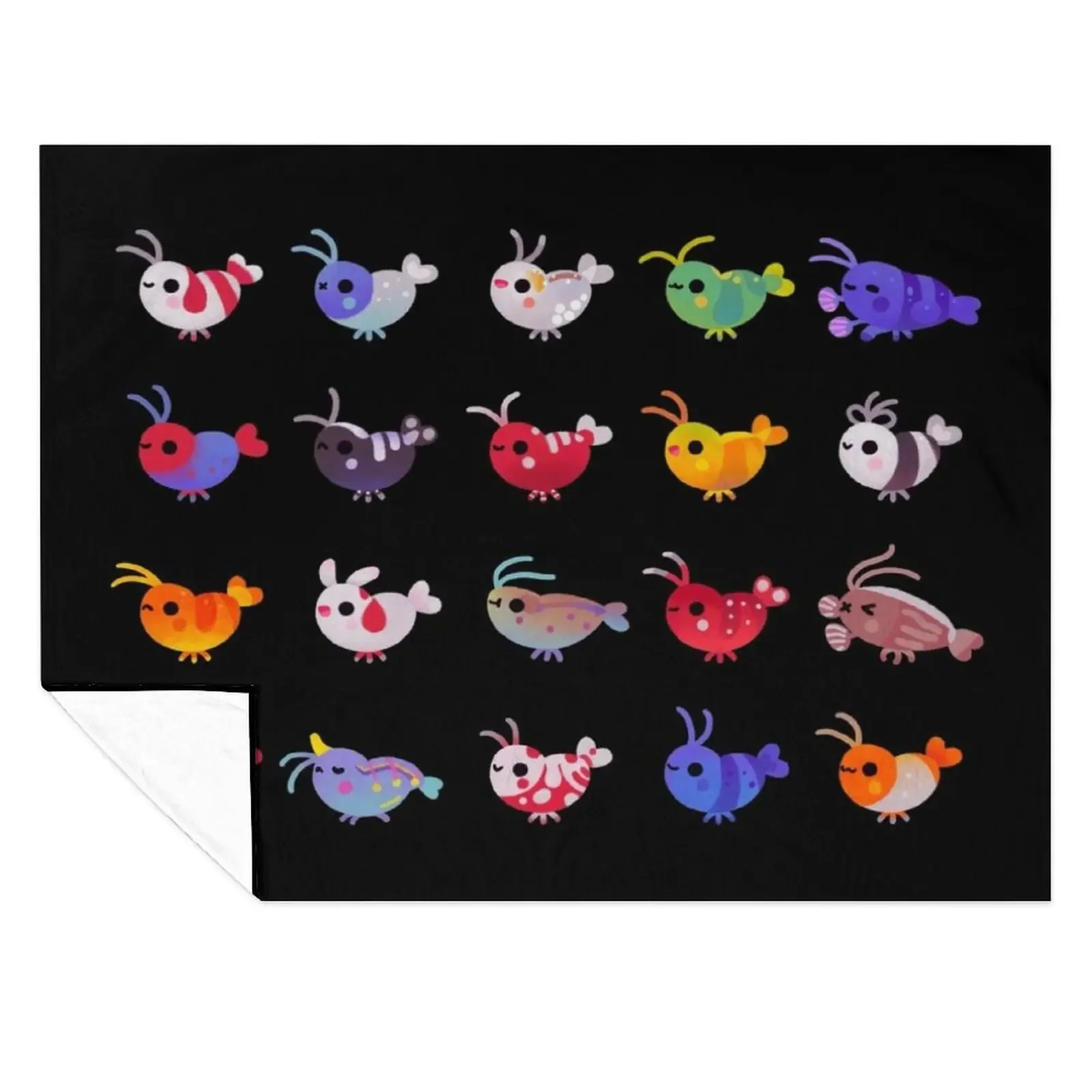 

Freshwater shrimp Throw Blanket For Baby Soft Plush Plaid Sofa Quilt for babies Blankets