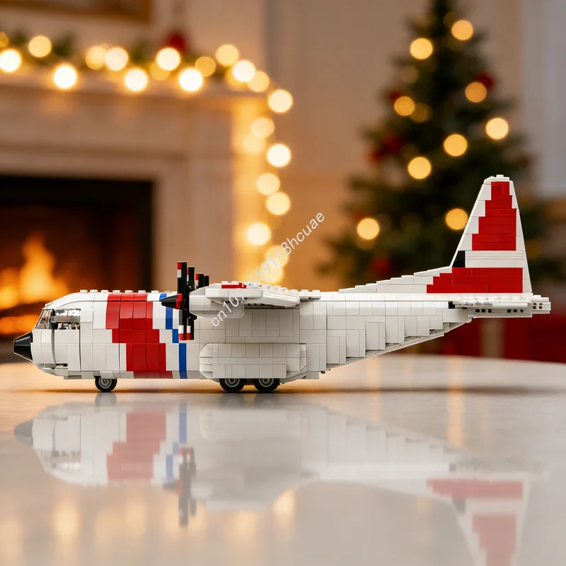 

Конструктор MOC «Аэропорт города» (1934 детали), модель Lockheed HC Hercules, развивающая игрушка, идея для рождественского подарка, строительные блоки