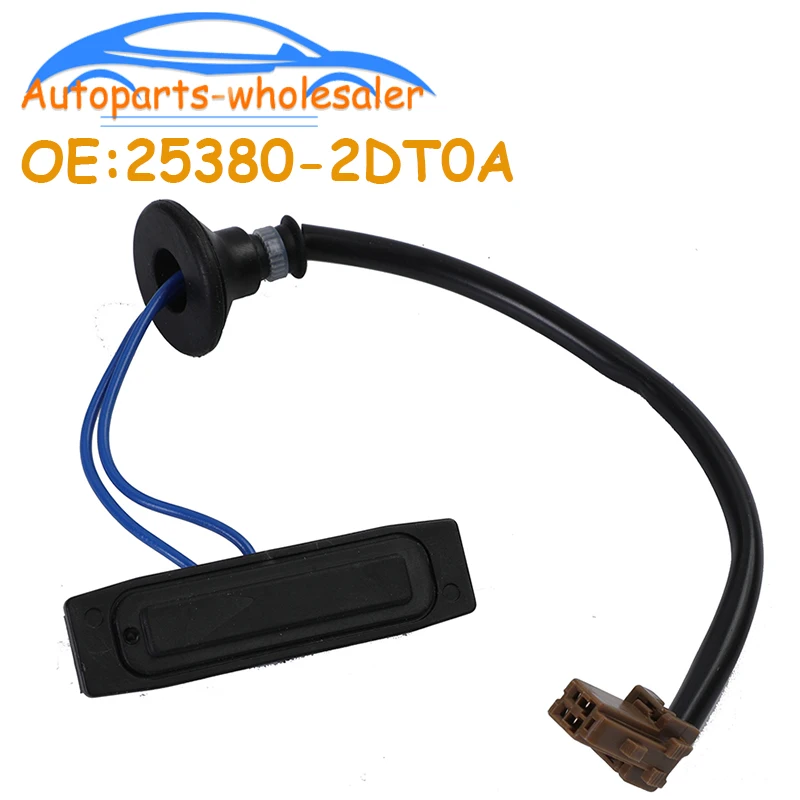 Car Rear Trunk Opener Tailgate Release Switch Button 25380-2DT0A 253802DT0A For Nissan Sentra Tiida LATIO Versa Maxima Altima