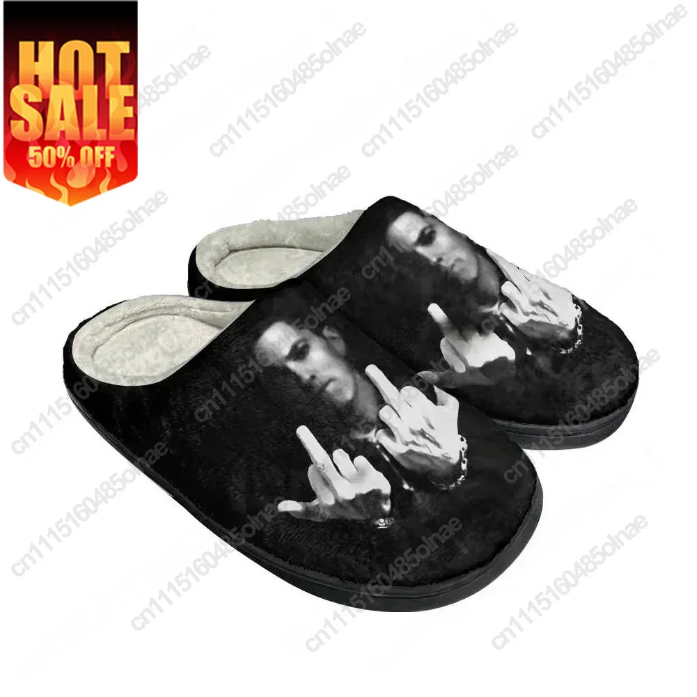 Hot Cool Eminem Fashion Cotton Custom Slippers Mens Womens Teenager Plush Casual Keep Warm Shoes Thermal Comfortable Slipper