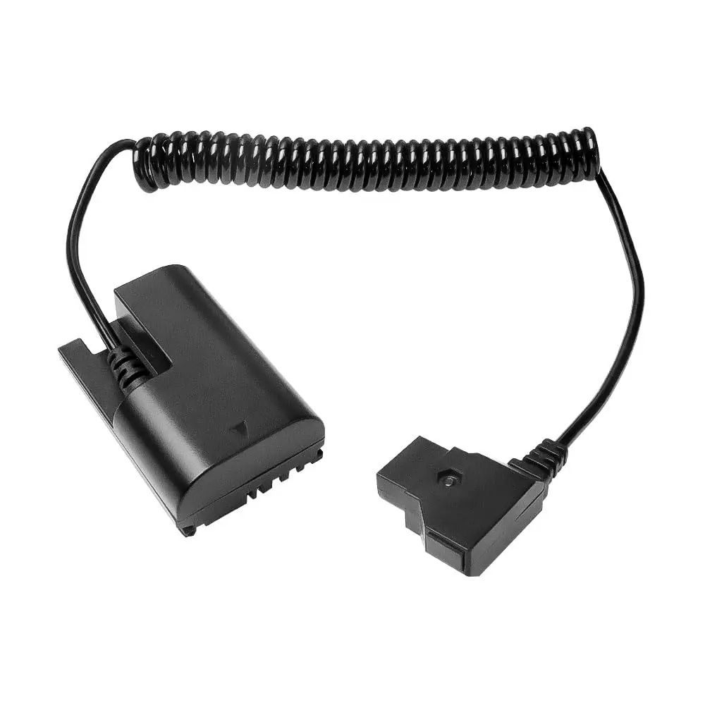 

Спиральный кабель Alvins E6NH Dummy Battery to D-Tap для камер Canon LP-E6NH, R5 C, R6, R7, R, 5D II/III/IV, R
