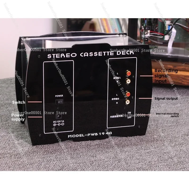 Desktop cassette player recorder cassette player Bluetooth headset amplifier