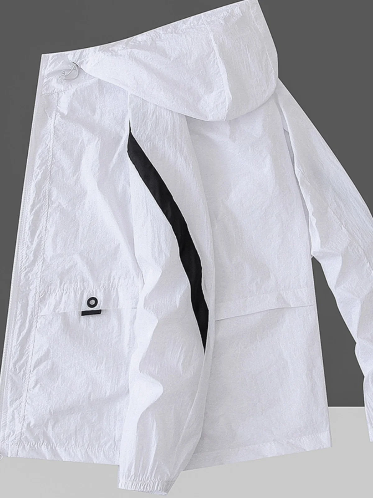 

Men's Ultra-Thin Ice Silk Fiing Sun Protection Clothing Casual Breathable Ultraviolet Ray-Protective Skin irt Summer Fa...