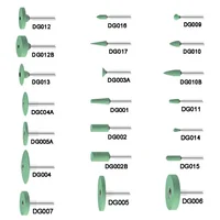 Pulidor de diamante de cerámica Dental, amoladora, fresas de pulido, piedras de diamante, instrumento Dental