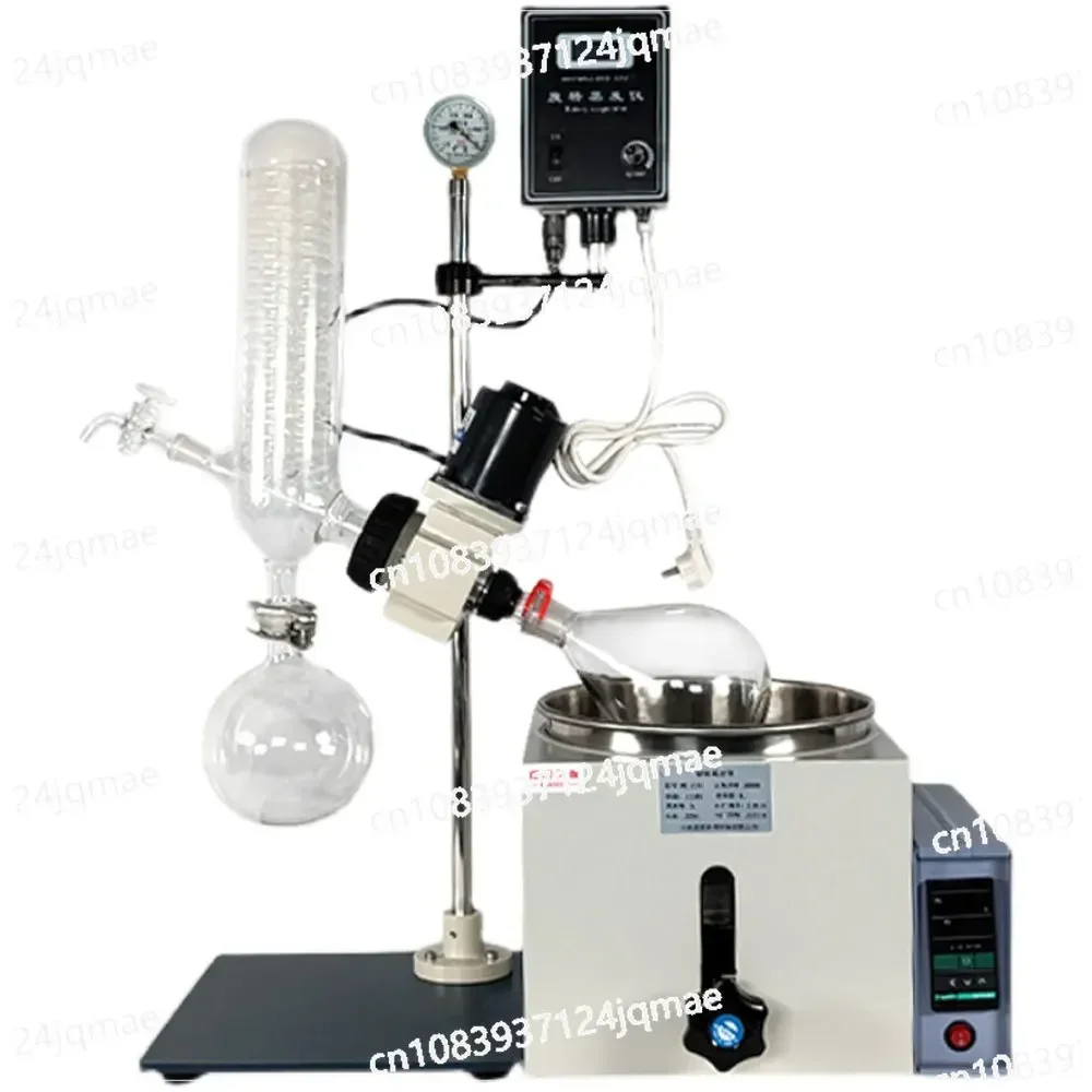 Lab Equipment Rotary Evaporator Equipped RE-201/301/501 with Vacuum Pump and Cryopump, Distillation Purification Crystallization