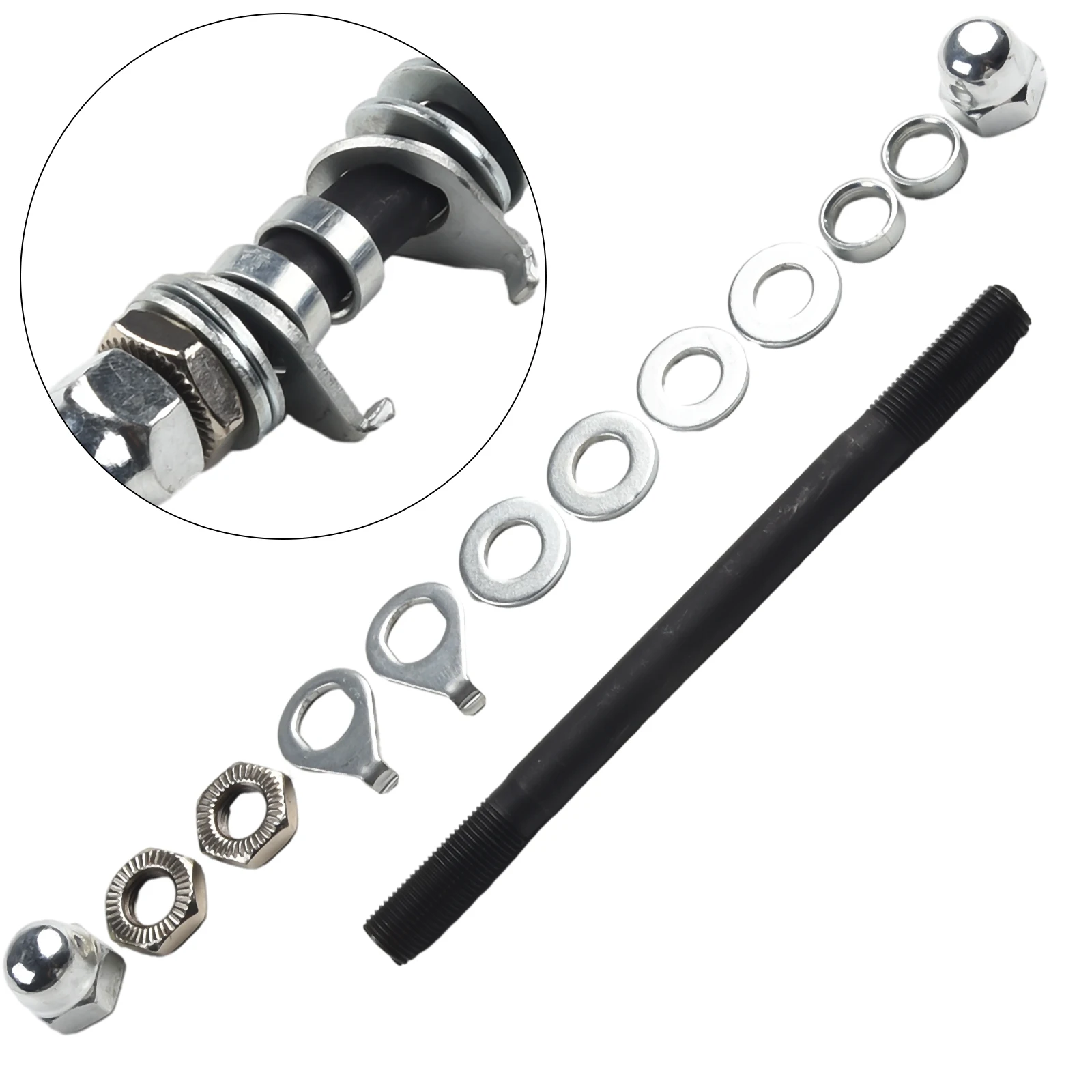 10 مللي متر محور المحور محور المحور دراجة دراجة عجلة الأسود والفضي ل الدهون E الدراجة محور المحور الخلفي رمح خمر 2023 جديد