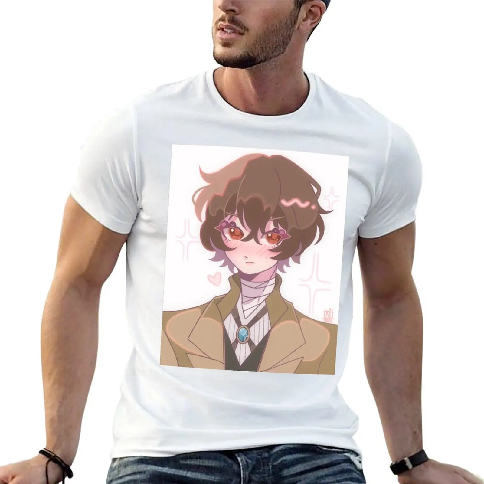 

tshirt T-Shirt cotton man bsd 100% tshirt Dazai