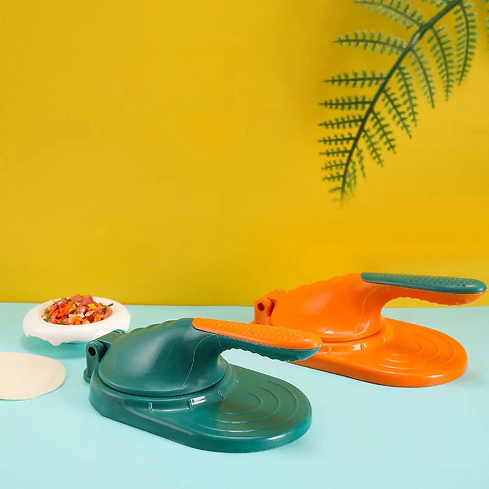 

2Pcs Dumpling Maker Presser Practical Essential Tool Long Lasting Convenient Dumpling Skin Mold Dough Presser