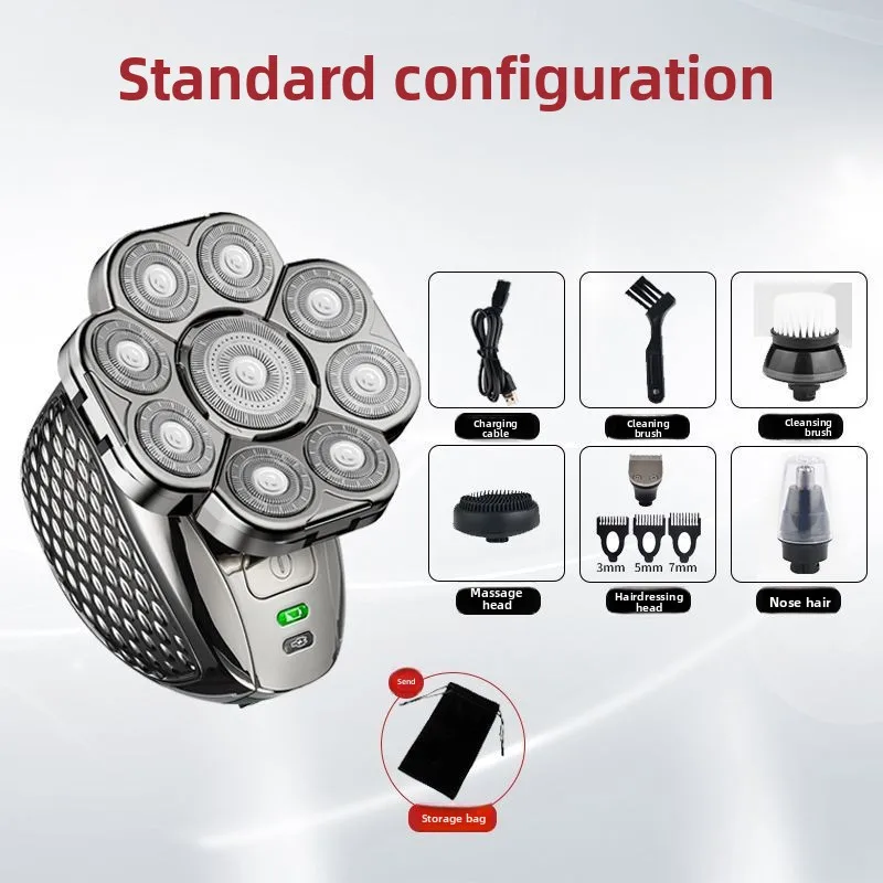 

Новая перезаряжаемая бритва, обязательный аксессуар для домашнего бритья - это специальная электробритва для мужчин.