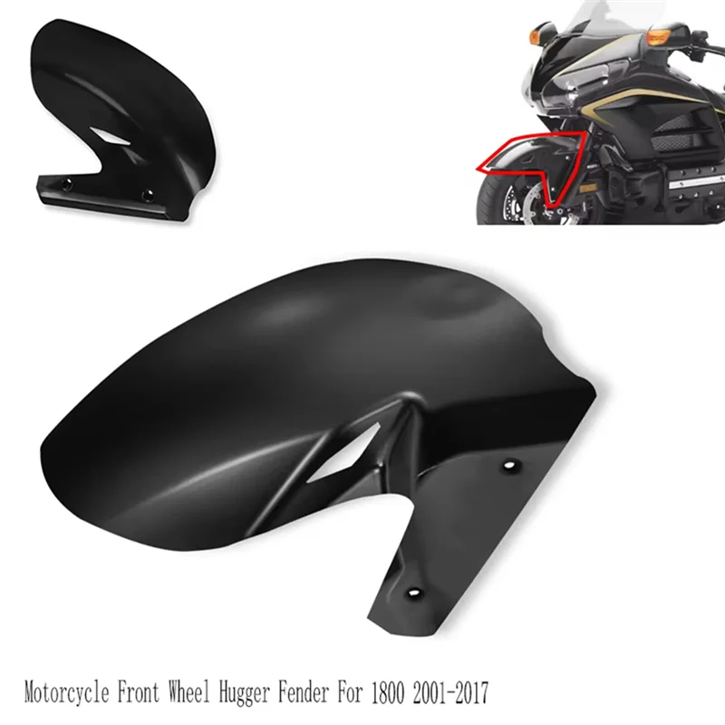 

Motorcycle Front Wheel Hugger Fender Mudguard Splash Guard Fairing Cover For Honda GL1800 Gold Wing GL 1800 2001-2017-A67F