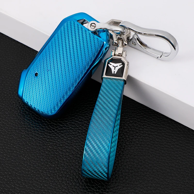 

Чехол для автомобильного смарт-ключа из углеродного волокна из ТПУ, полный чехол для Kia Ceed Sorento Cerato Forte 2018-2022, Sportage R Stinge Protecto, аксессуары
