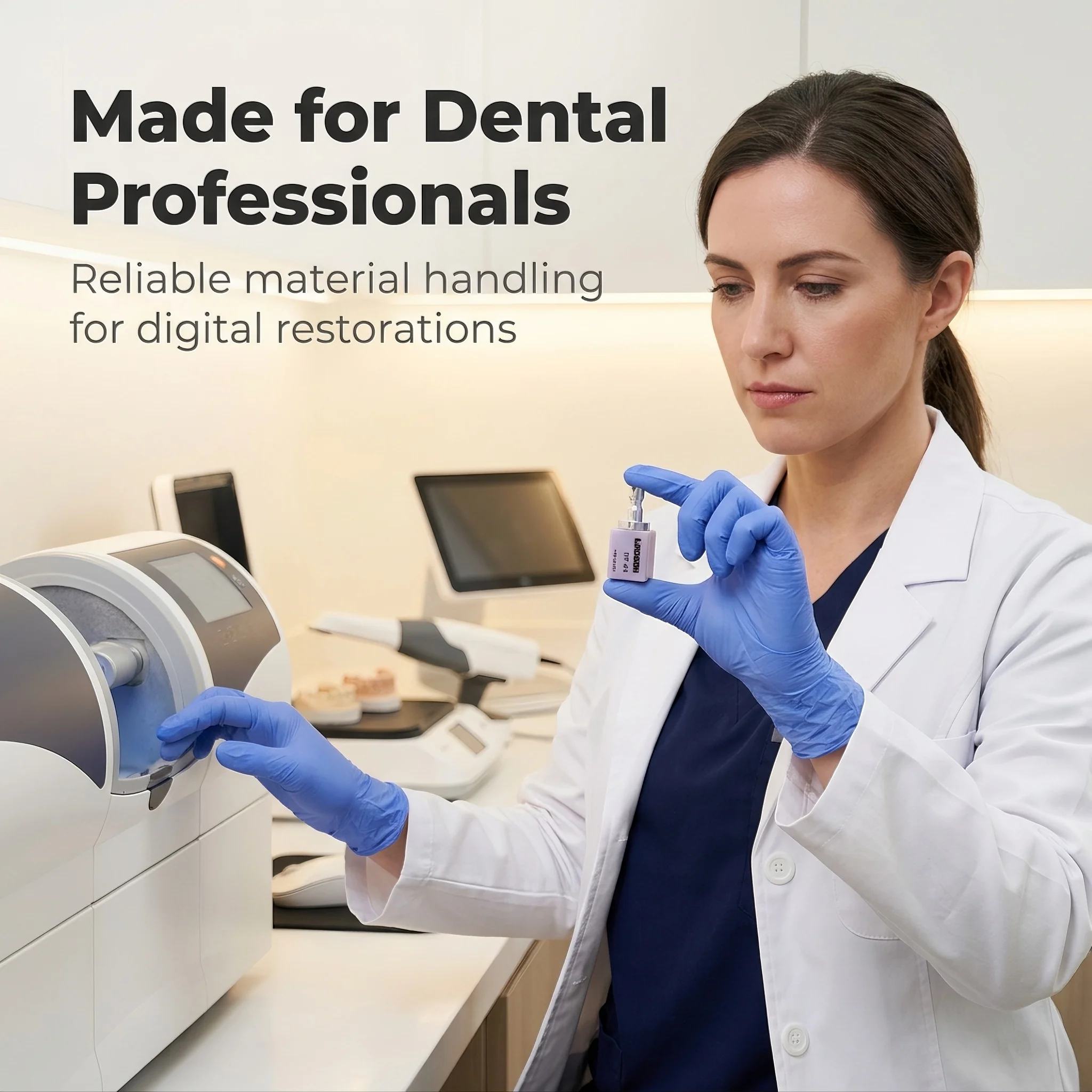LODDEN Dental-Glaskeramikblock CAD/CAM Lithiumdisilikat für vordere und hintere Kronen, Veneers, Inlays und Onlays – Dentallabormaterial – Detail 6