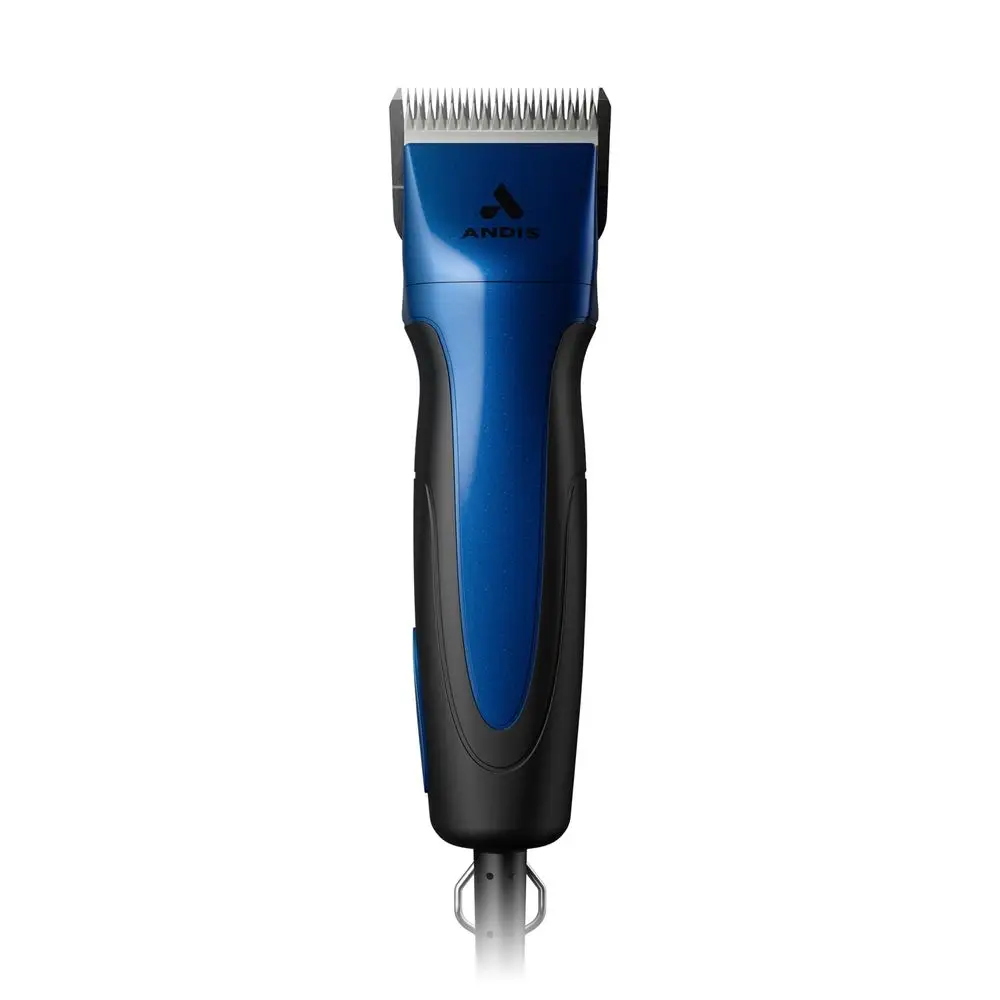 

5-Speed Detachable Blade Dog Grooming Kit - Rotary Motor, Anti-Slip Housing, 14-Inch Cord, Suitable for All Coats & Breeds, Blue