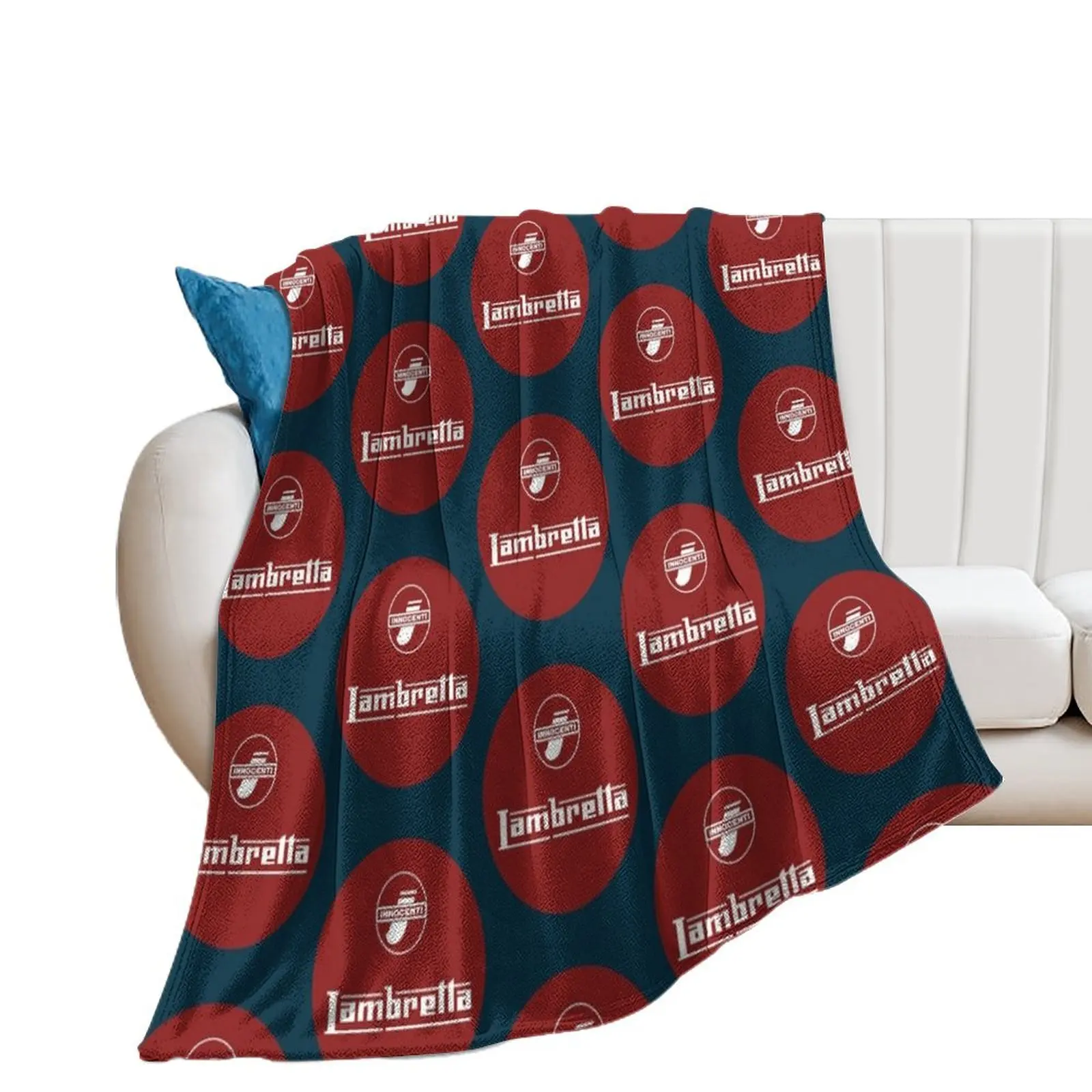 Lambretta Throw Blanket Luxury Designer Thin Summer Blankets