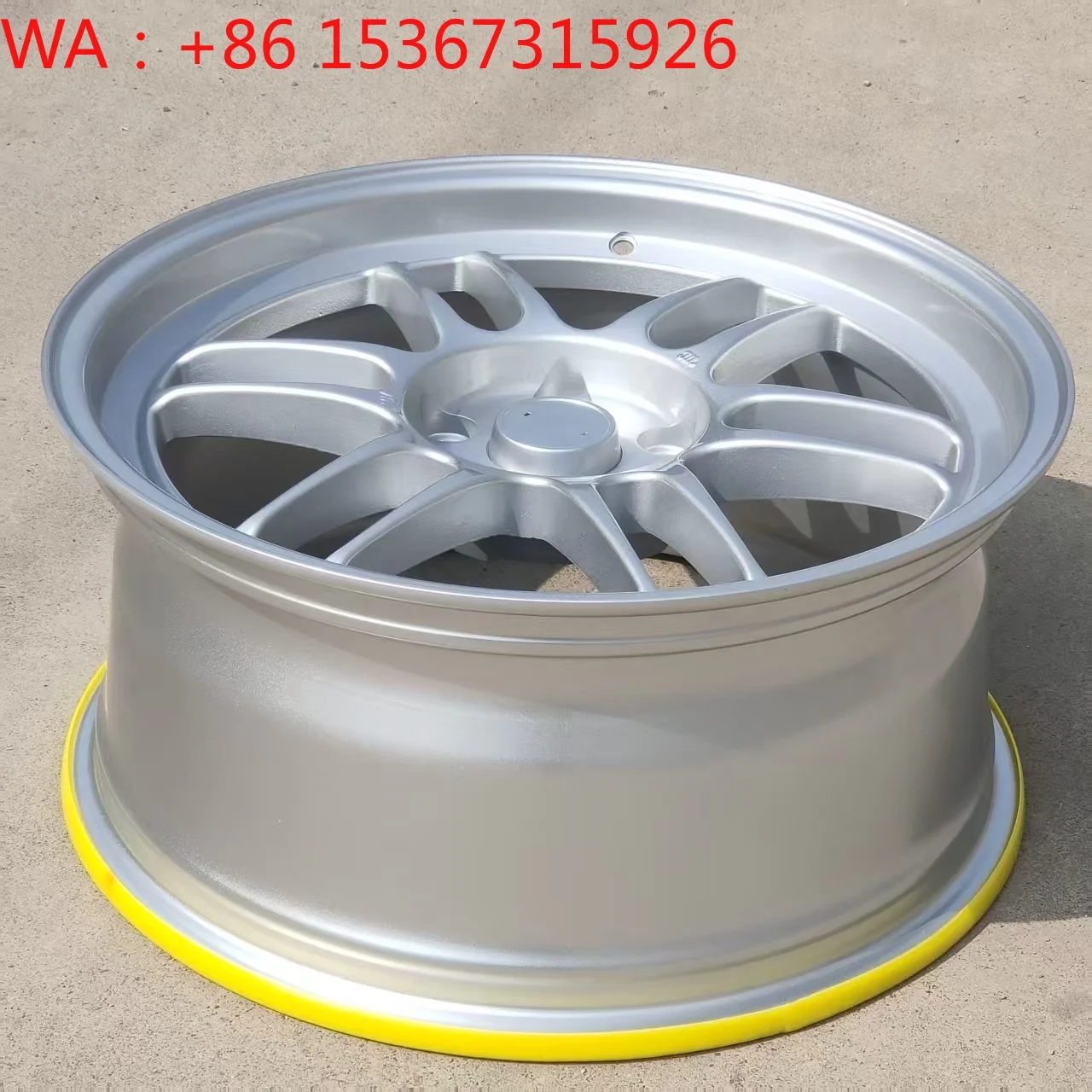 18 Inch Small Lip Silver Multi Spoke Flow Form Aluminum Alloy Passenger Car Wheels Universal High Quality Rims