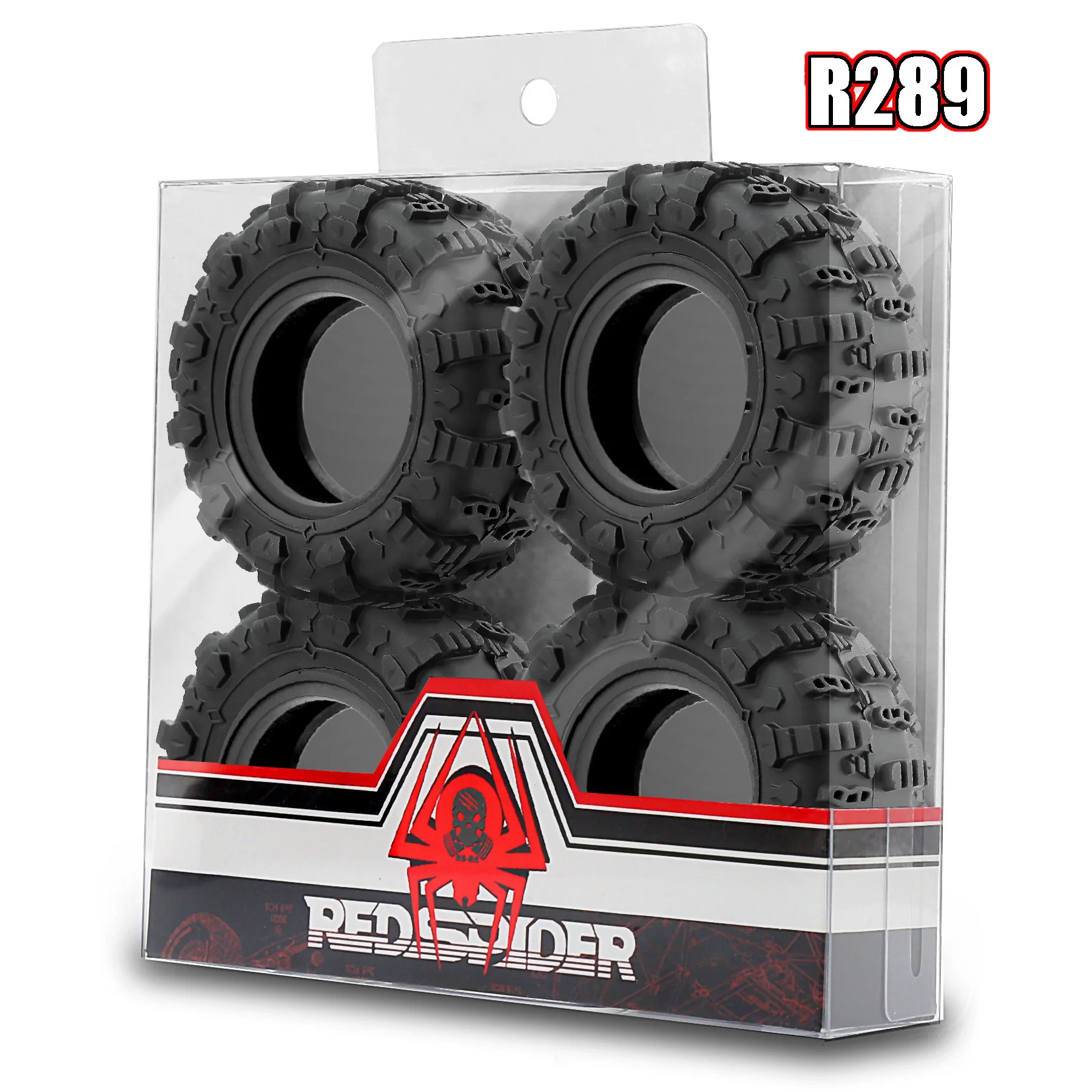 

4pcs 1.3 Soft Rubber Crawler Tires for 1/18 TRX4M,1/24 Axia1 SCX24 RC Crawler Car,RC 1.3 in Rubber Wheel Tires,Road Soft Tires