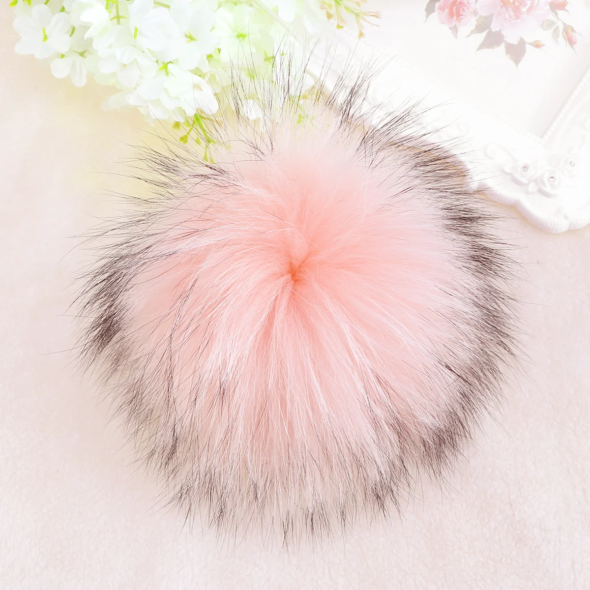 

Faux Ball Decorative Ball Faux Accessories For Hats Scarves Shoes Bags Craft Party Diy Decoration Pink